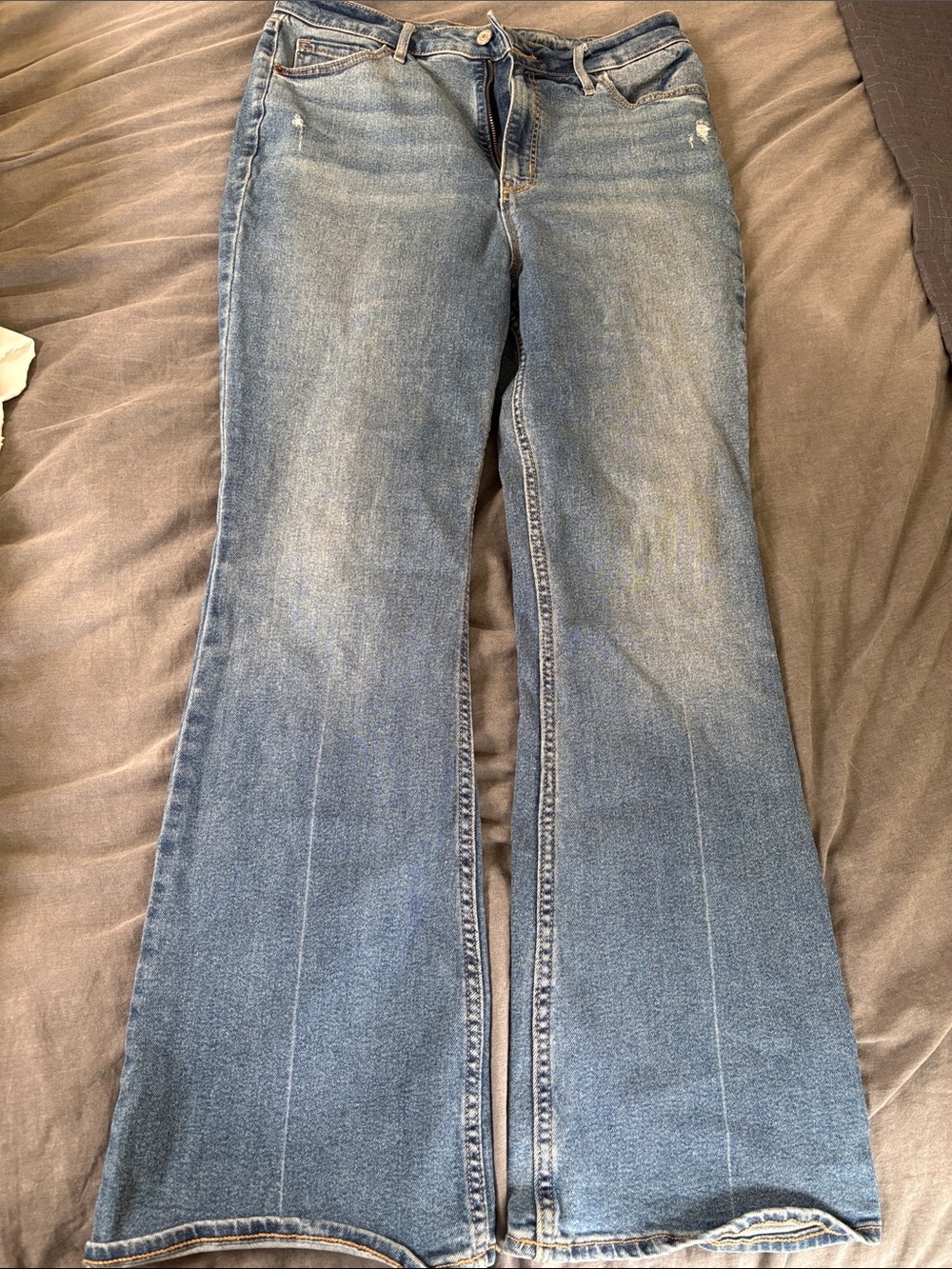 Women's Light Blue Flare Jeans